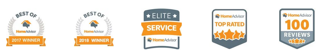 HomeAdvisor awards badges collection