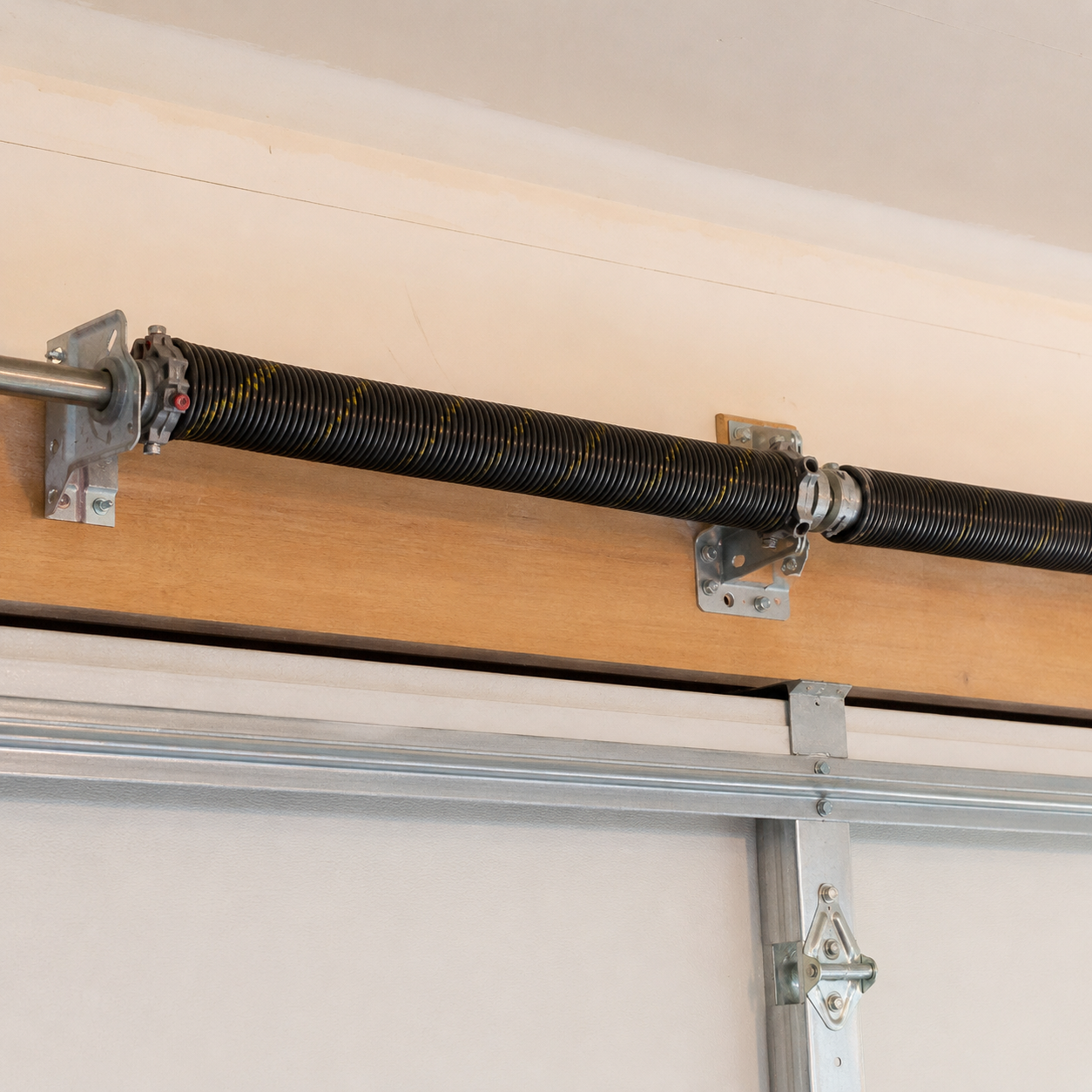 Garage door torsion spring repair